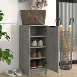 Schoenenkast 30x35x70 cm bewerkt hout><noscript><img width=