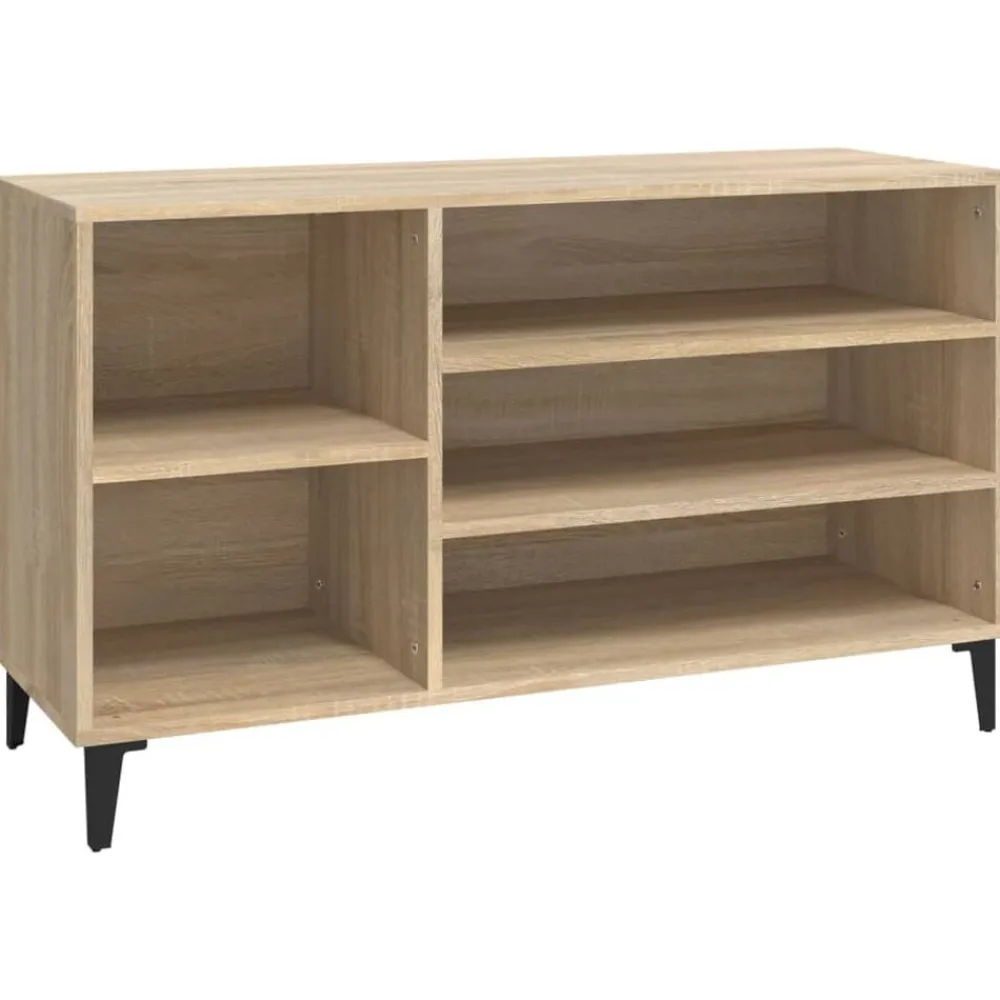Huishoudelijke Benodigdheden*vidaXL Schoenenkast 102x36x60 cm bewerkt hout kleurig Sonoma eiken