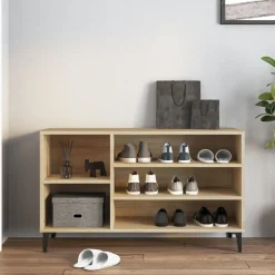 Huishoudelijke Benodigdheden*vidaXL Schoenenkast 102x36x60 cm bewerkt hout kleurig Sonoma eiken