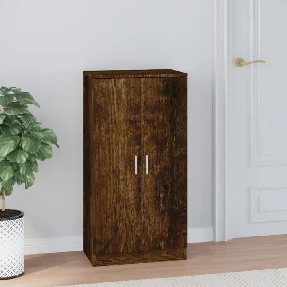 Huishoudelijke Benodigdheden*vidaXL Schoenenkast 55x35x108 cm bewerkt hout kleurig Gerookt eiken