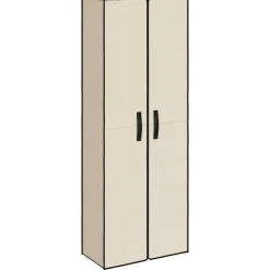Huishoudelijke Benodigdheden*vidaXL Schoenenkast 60x30x166 cm stof crèmekleurig Cr&egrave;me
