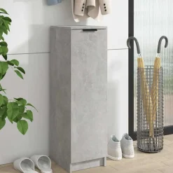 Huishoudelijke Benodigdheden*vidaXL Schoenenkast 30x35x100 cm bewerkt hout Betongrijs