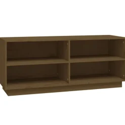 Schoenenkast 110x34x45 cm massief grenenhout>vidaXL Hot