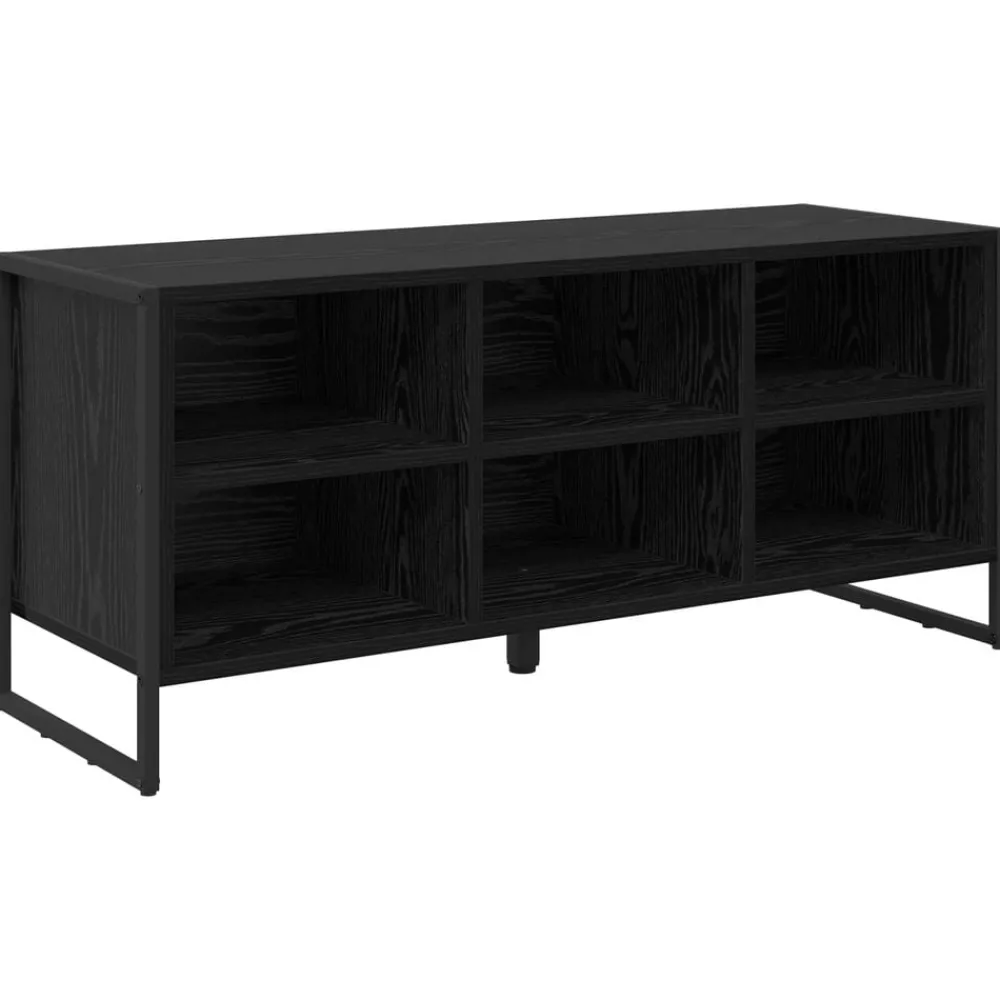 Huishoudelijke Benodigdheden*vidaXL Schoenenkast 100 x 35 x 44 cm Bewerkt hout Zwart eiken