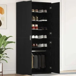 Schoenenkast 80 x 39 x 178 cm Bewerkt hout>vidaXL Online