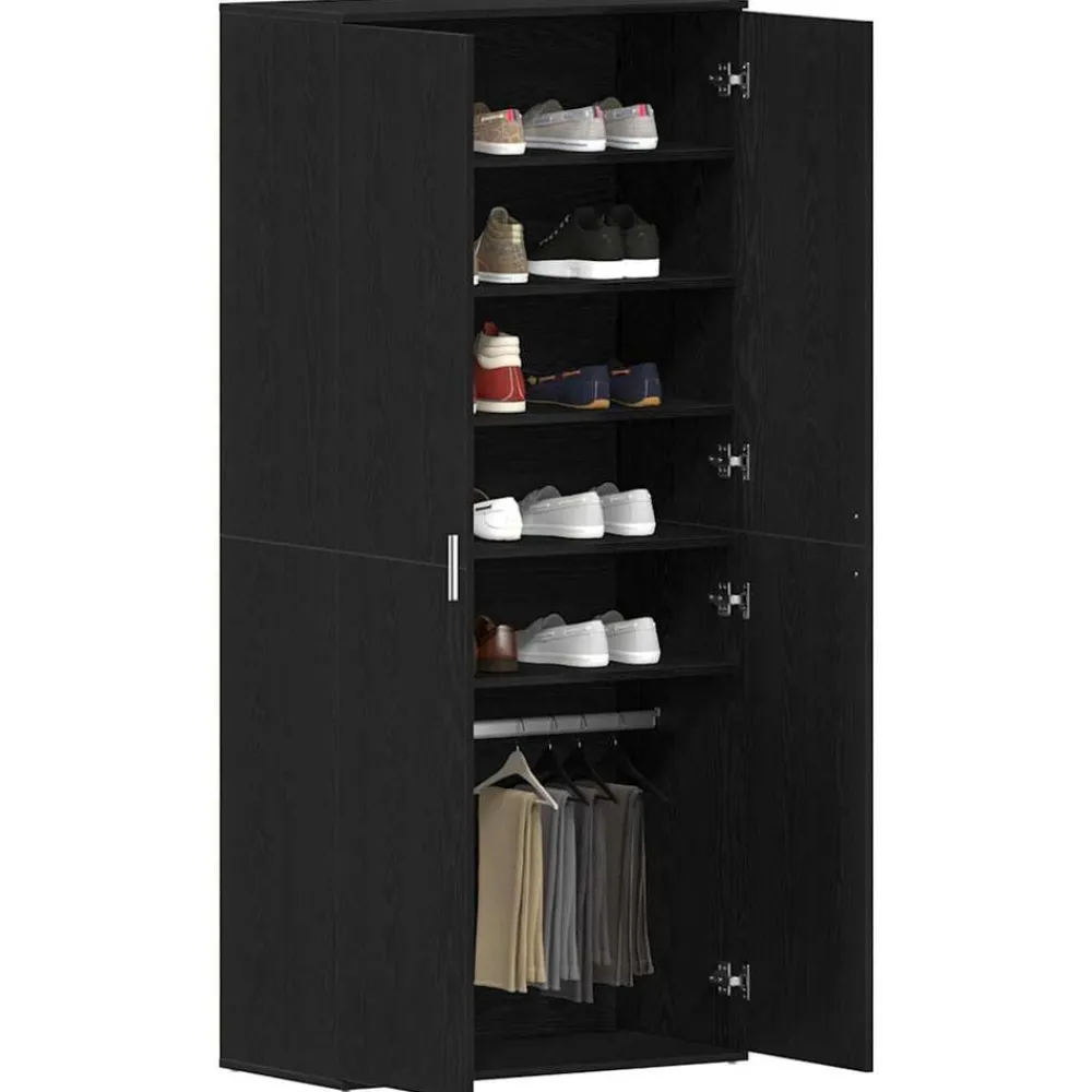 Schoenenkast 80 x 39 x 178 cm Bewerkt hout>vidaXL Online