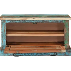Schoenenopbergbank massief gerecycled hout><noscript><img width=
