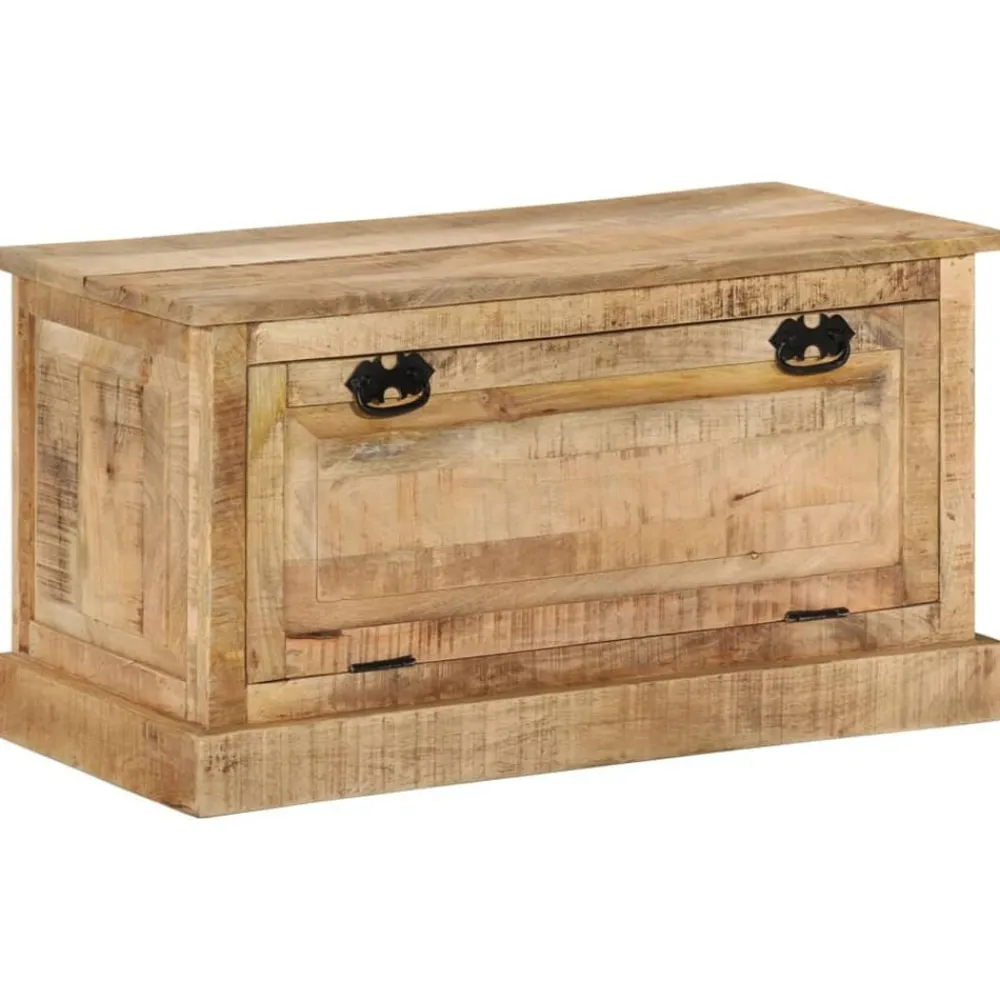 Bankjes*vidaXL Schoenenopbergbank 85x40x45 cm massief mangohout