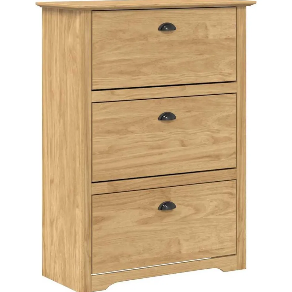 Schoenenrek BODO 80 x 35 x 118 cm Bewerkt hout>vidaXL Hot