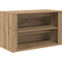 Huishoudelijke Benodigdheden*vidaXL Schoenenrek met plank 75 x 35 x 45 cm artisanaal eikenkleurig