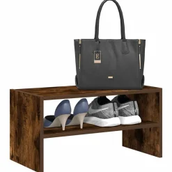 Schoenenrek stapelbaar 60x30x30,5 cm kleurig>vidaXL Online