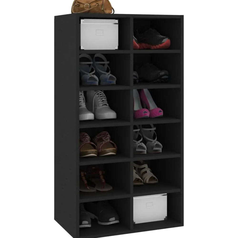 Schoenenrek 54x34x100,5 cm bewerkt hout>vidaXL Clearance