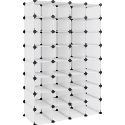 Schoenenrek 93x36,5x140 cm polypropeen transparant>vidaXL Discount