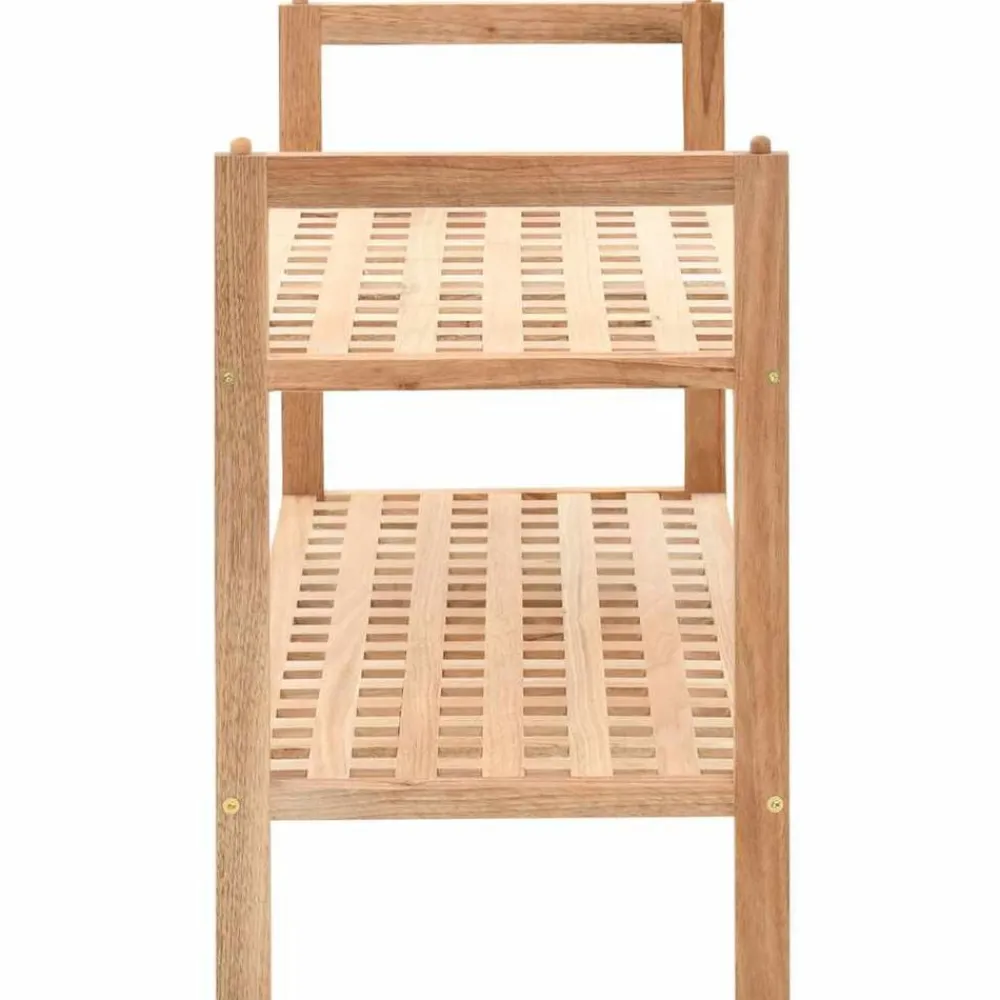 Schoenenrek 69x26x40 cm massief walnotenhout>vidaXL New