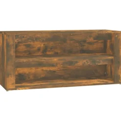 Huishoudelijke Benodigdheden*vidaXL Schoenenrek 100x35x45 cm bewerkt hout kleurig Gerookt eiken