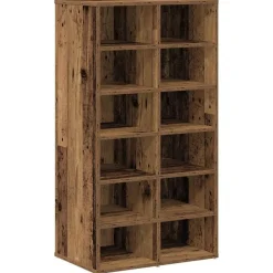 Schoenenrek 54x34x100,5 cm bewerkt hout kleurig>vidaXL Discount