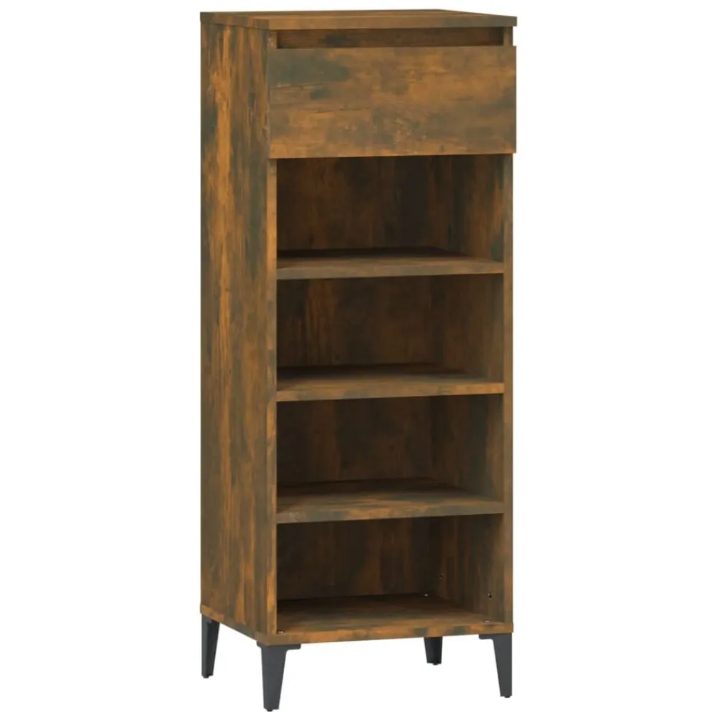 Schoenenrek 40x36x105 cm bewerkt hout kleurig>vidaXL New