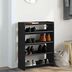 Schoenenrek 60x25x81 cm bewerkt hout><noscript><img width=