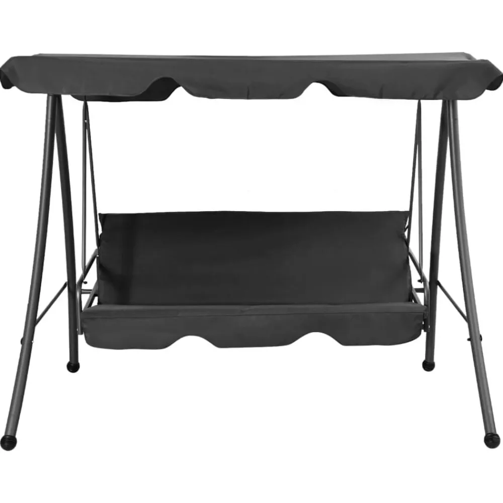 Schommelbank voor buiten met dak 192x118x175 cm staal>vidaXL Hot