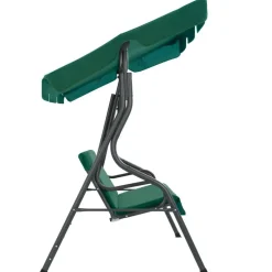 Tuin & Gazon*vidaXL Schommelbank 170x110x153 cm stof Groen
