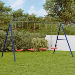Buitenspeelgoed*vidaXL Schommelset met 4 schommels Rood