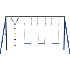 Schommelset met schommels en klimtouw met schijven><noscript><img width=