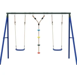 Schommelset met schommels en klimtouw met schijven><noscript><img width=