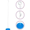 Schotelschommel 200cm blauw>vidaXL Best