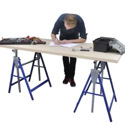 Gereedschap*vidaXL Schragen 2 st verstelbaar