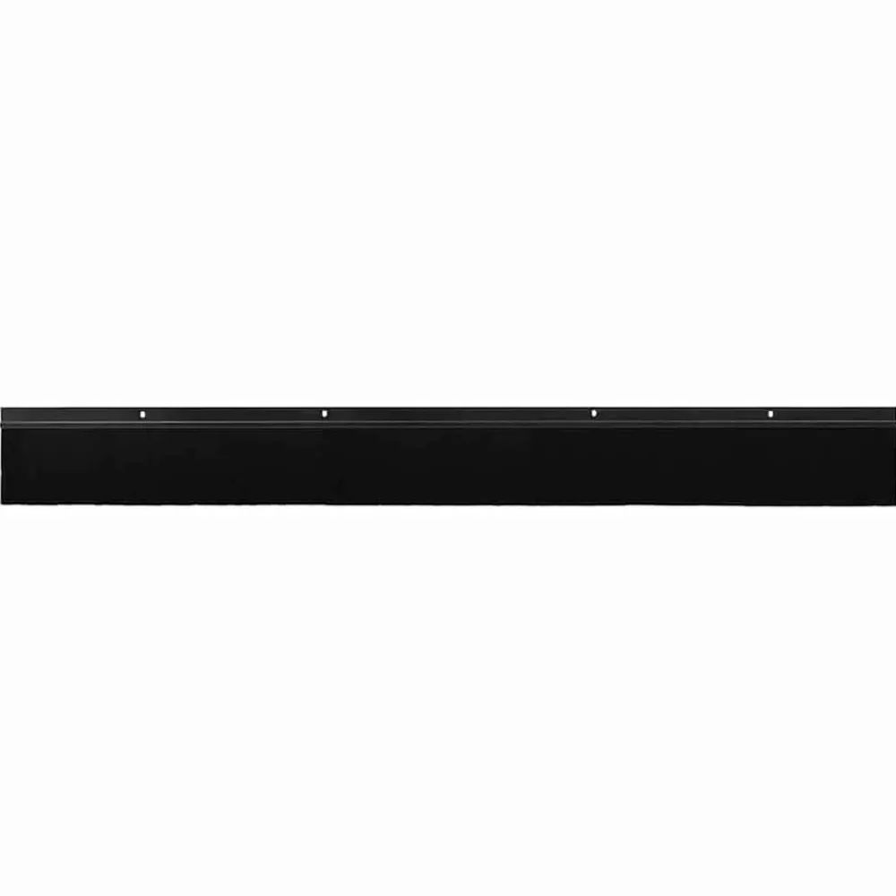 Bouwmaterialen*vidaXL Schroefbare Deurborstelafsluitingen 6 pcs 100 cm Zwart
