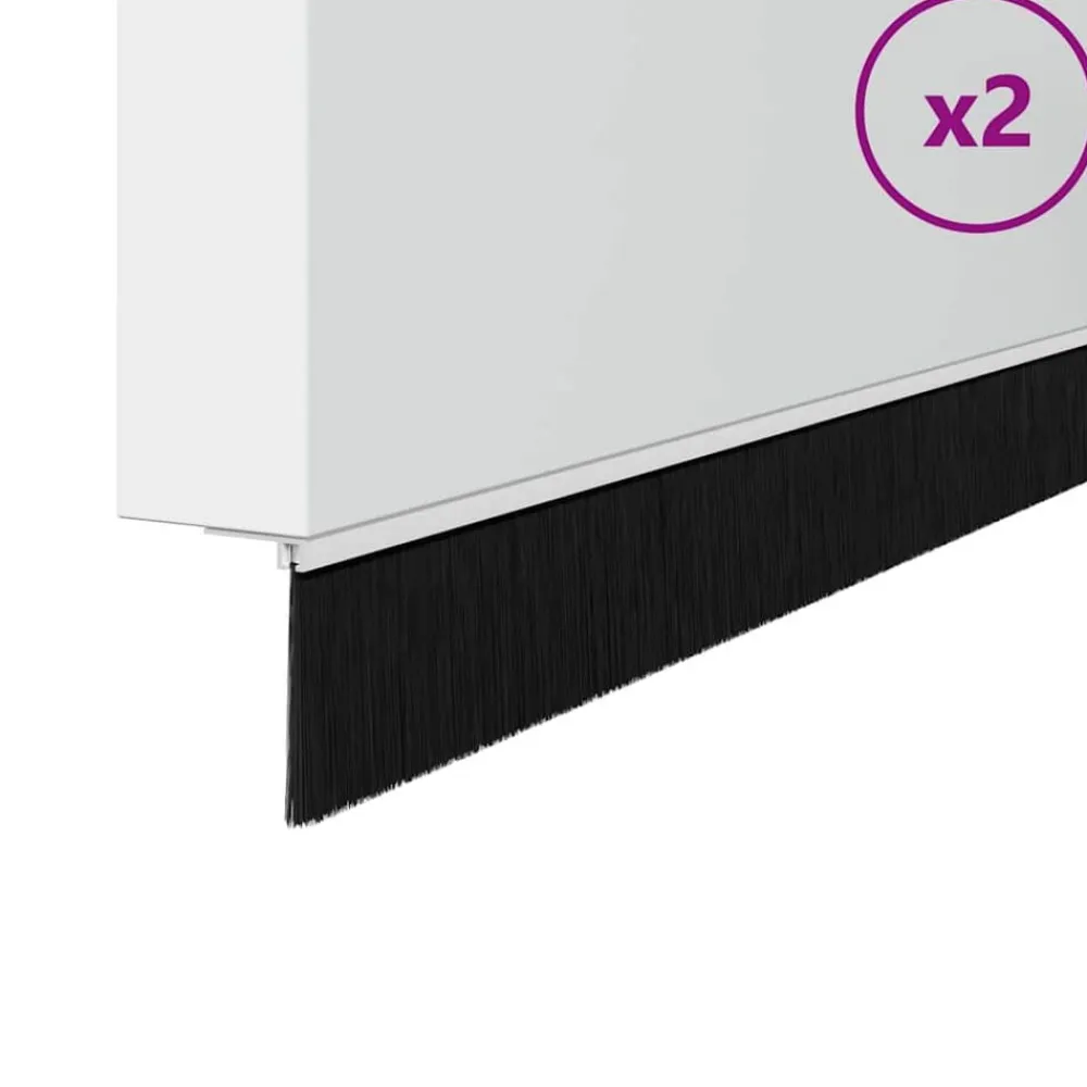 Schroefbare Deurborstelafsluitingen 2 pcs 100 cm>vidaXL Clearance