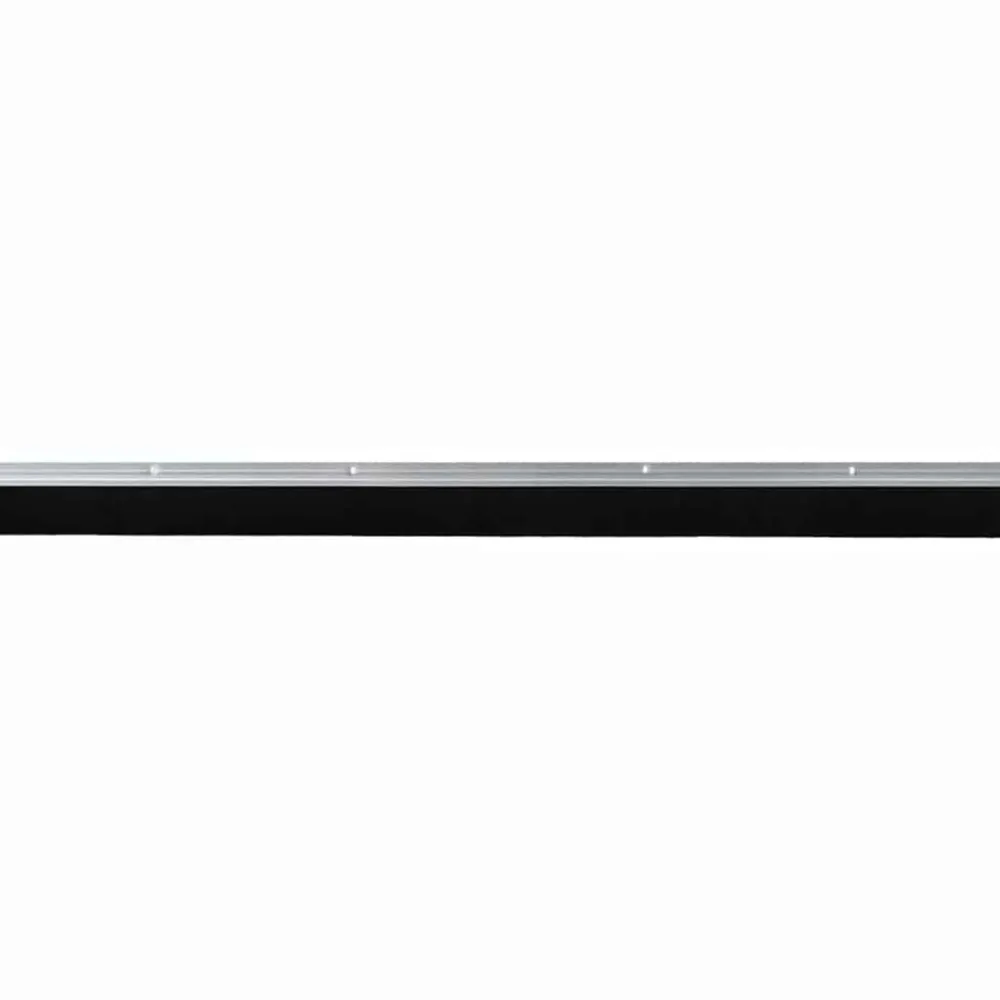 Bouwmaterialen*vidaXL Schroefbare Deurborstelafsluitingen 2 pcs 100 cm Zilver