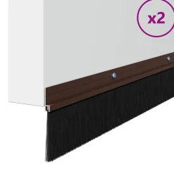 Schroefbare Deurborstelafsluitingen 2 pcs 100 cm><noscript><img width=