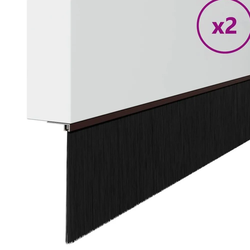 Schroefbare Deurborstelafsluitingen 2 pcs 100 cm>vidaXL Hot