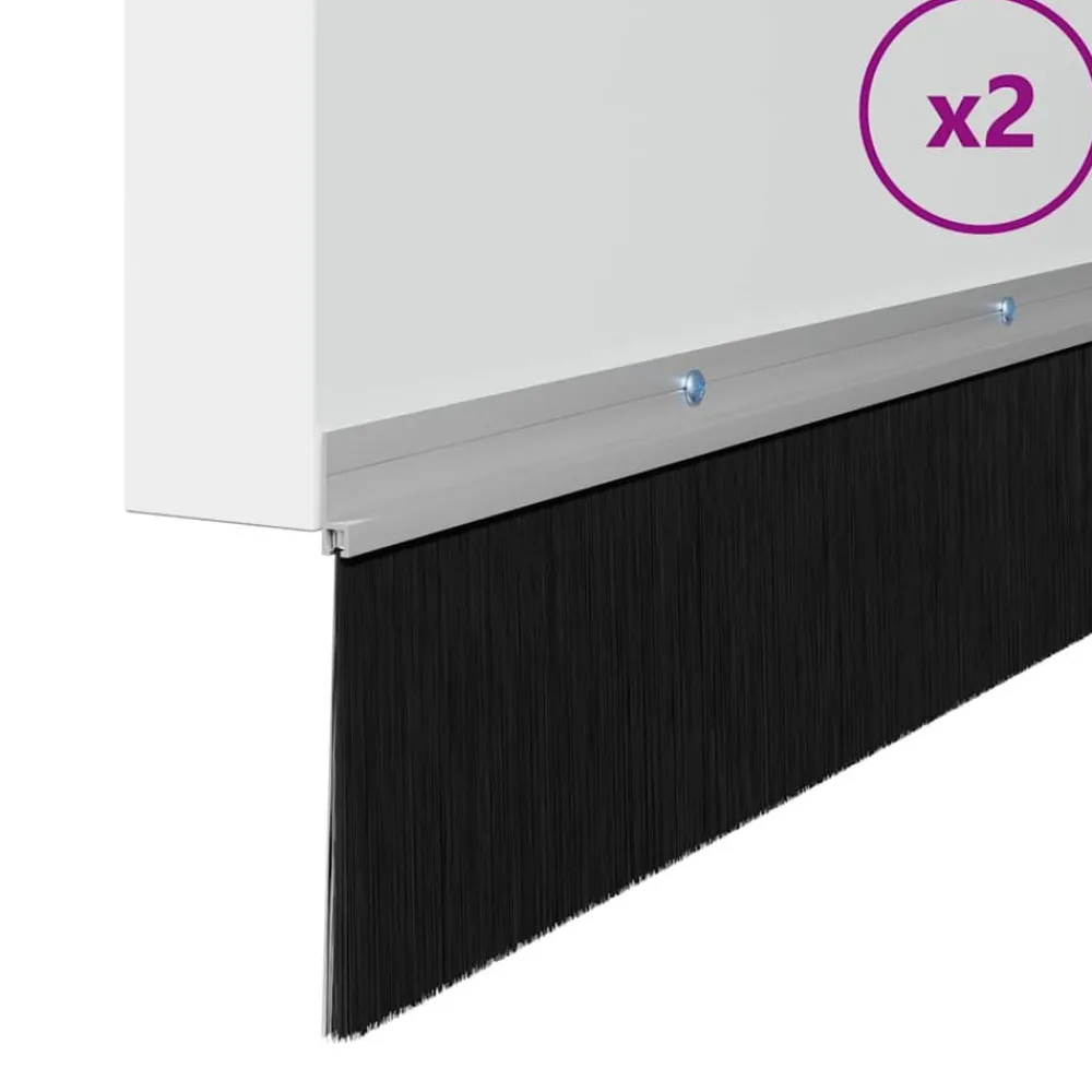 Schroefbare Deurborstelafsluitingen 2 pcs 100 cm>vidaXL Clearance