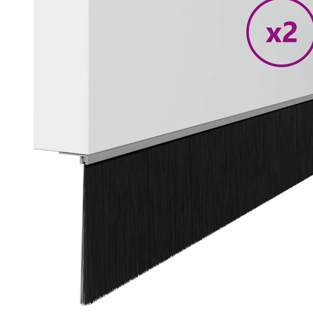 Schroefbare Deurborstelafsluitingen 2 pcs 100 cm>vidaXL Discount
