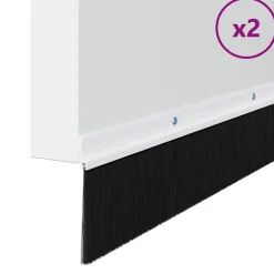 Schroefbare Deurborstelafsluitingen 2 pcs 100 cm><noscript><img width=