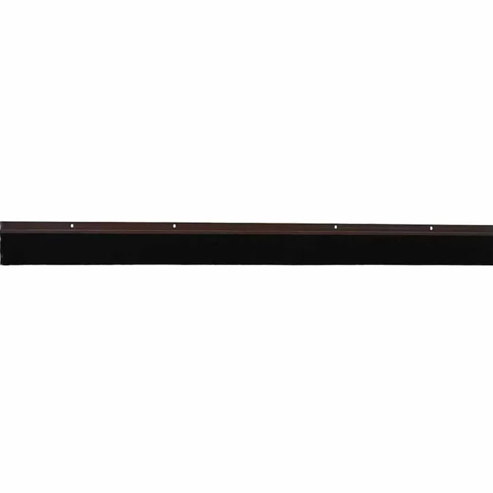 Bouwmaterialen*vidaXL Schroefbare Deurborstelafsluitingen 2 pcs 100 cm Bruin