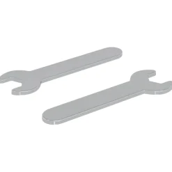 Gereedschap*vidaXL Schroefsleutel 2 pcs Zilver 10 mm IJzer