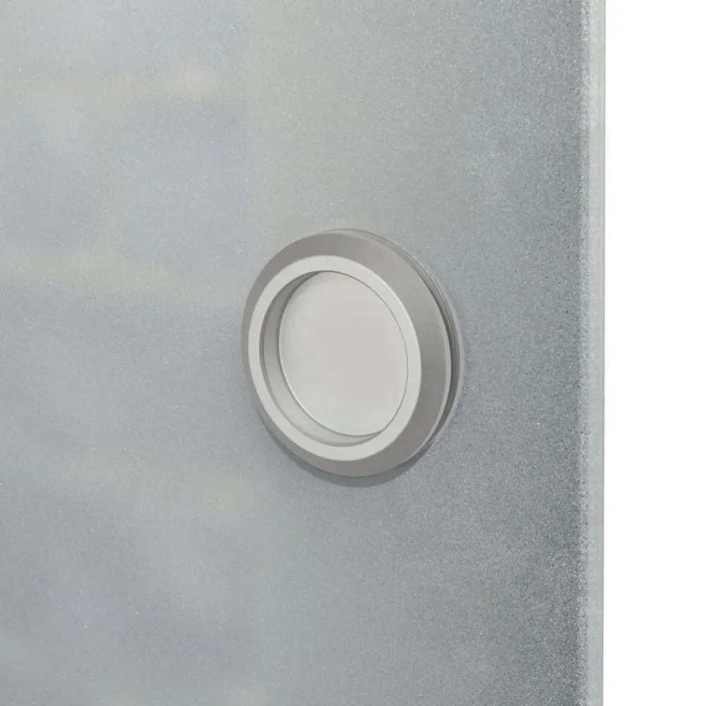 Schuifdeur 178 cm glas en aluminium zilverkleurig>vidaXL New