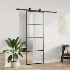 Schuifdeur met beslagset 76x205 cm ESG glas><noscript><img width=