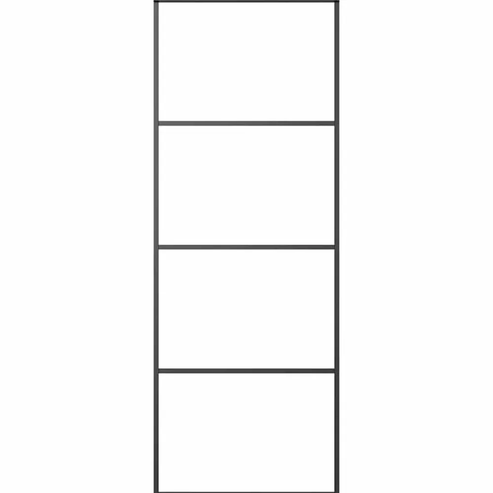 Schuifdeur 76x205 cm mat ESG-glas en aluminium>vidaXL