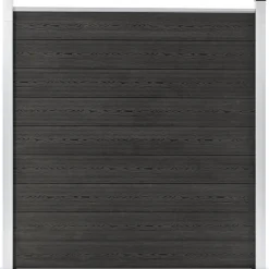Tuinafscheidingen*vidaXL Schutting 180x186 cm HKC Grijs