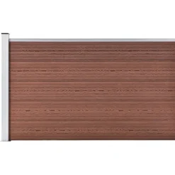 Tuinafscheidingen*vidaXL Schutting 175x105 cm HKC Bruin