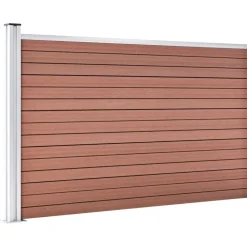 Tuinafscheidingen*vidaXL Schutting 175x105 cm HKC Bruin