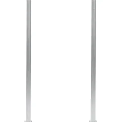 Schuttingpalen 2 st 185 cm aluminium>vidaXL Hot