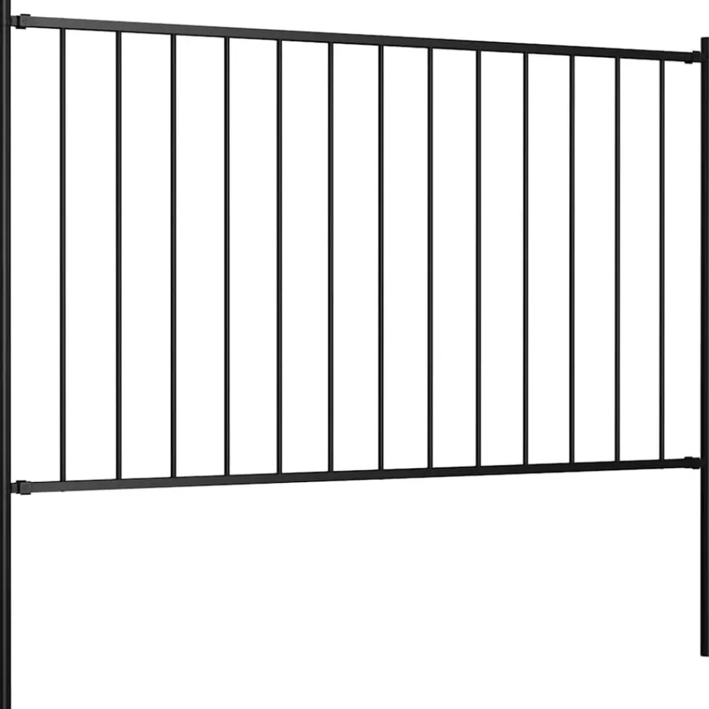 Schuttingpaneel Woerden met stalen palen 1,7 x 0,75 m>vidaXL Sale