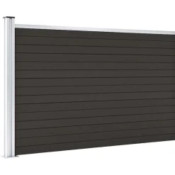 Tuinafscheidingen*vidaXL Schuttingpaneel 175x105 cm HKC Zwart