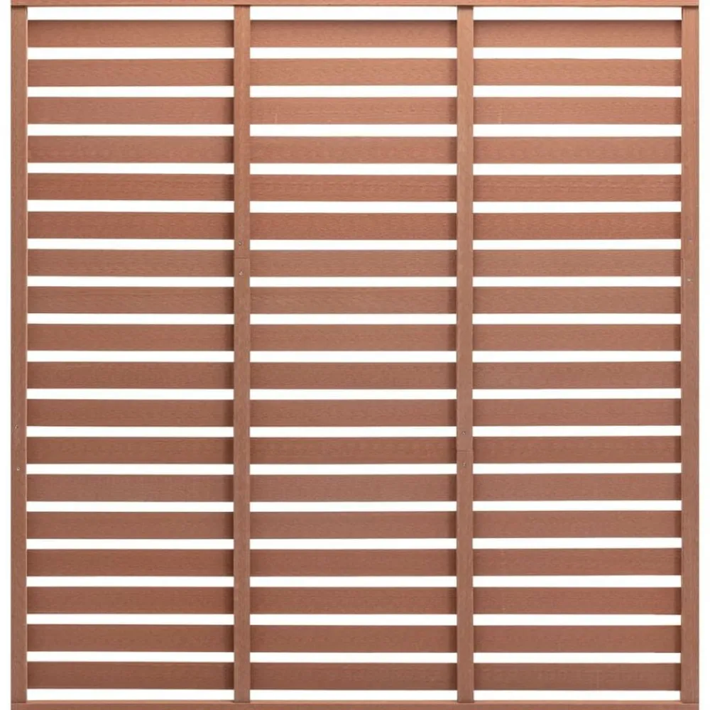 Tuinafscheidingen*vidaXL Schuttingpaneel 180x180 cm HKC Bruin