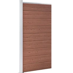 Tuinafscheidingen*vidaXL Schuttingpaneel 95x186 cm HKC Bruin